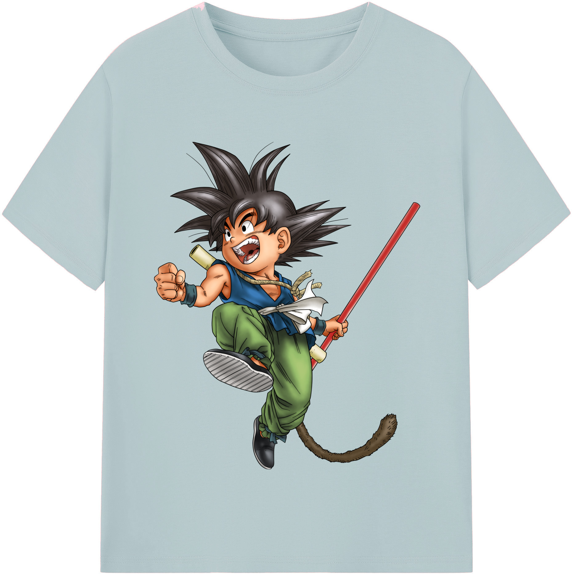 （画像用） ドラゴンボール 孫悟空（そん ごくう）Son Goku カカロット DRAGON BALL Kakarotto 綿100％半袖Tシャツ（フロントプリント）